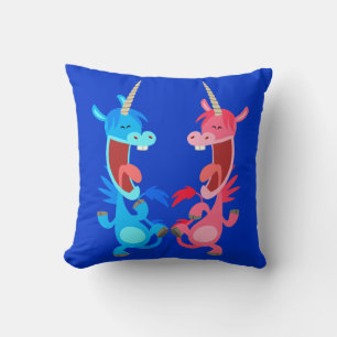 Belle Danson Dancing Unicorns Coussin