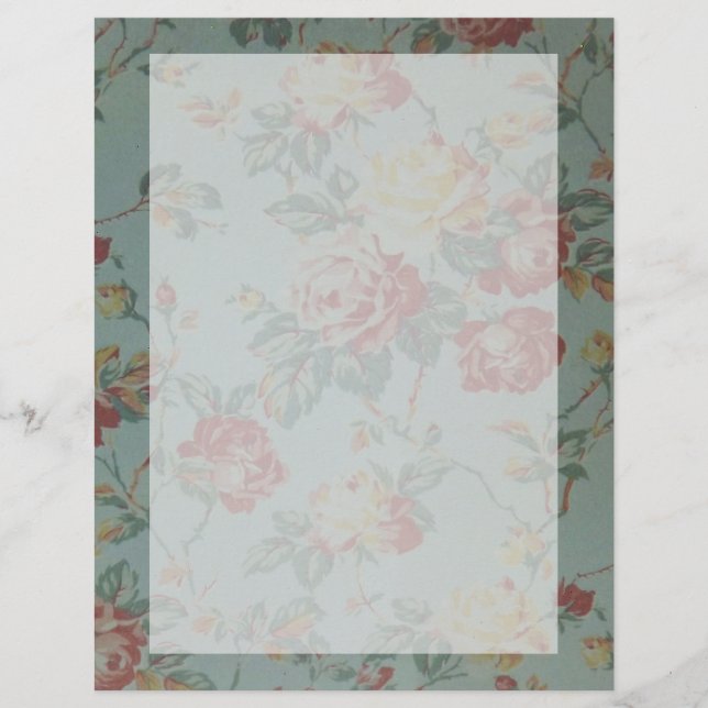 Belle élégante ceinture vintage rose jaune rose (Devant)