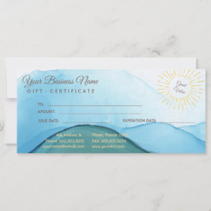 Belle encre d'aquarelle bleue Abstraite