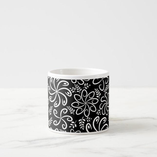 Belle Espresso Mug noir et blanc (Devant)