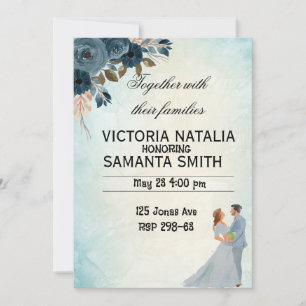 Belle et personnalisée Invitations de mariage