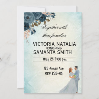Belle et personnalisée Invitations de mariage