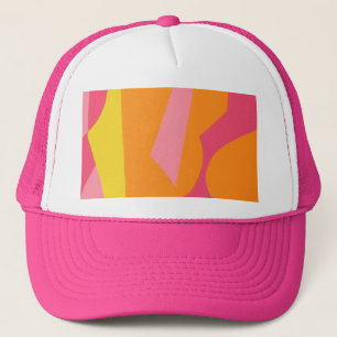 Belle et vibrante casquette de camionneur aux coul