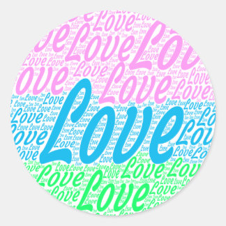 Belle étiquette ronde