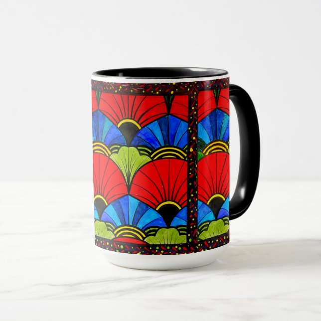 Belle explosion de couleurs Combo Mug (Devant droit)
