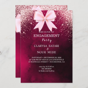 Belle faire-part de mariage abstraite design