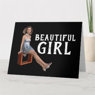 BELLE FILLE ADO BONNE CARTES D'ANNIVERSAIRE