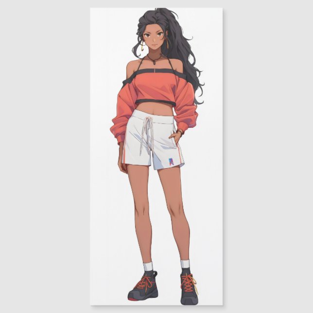Belle Fille Sport Anime (Devant)