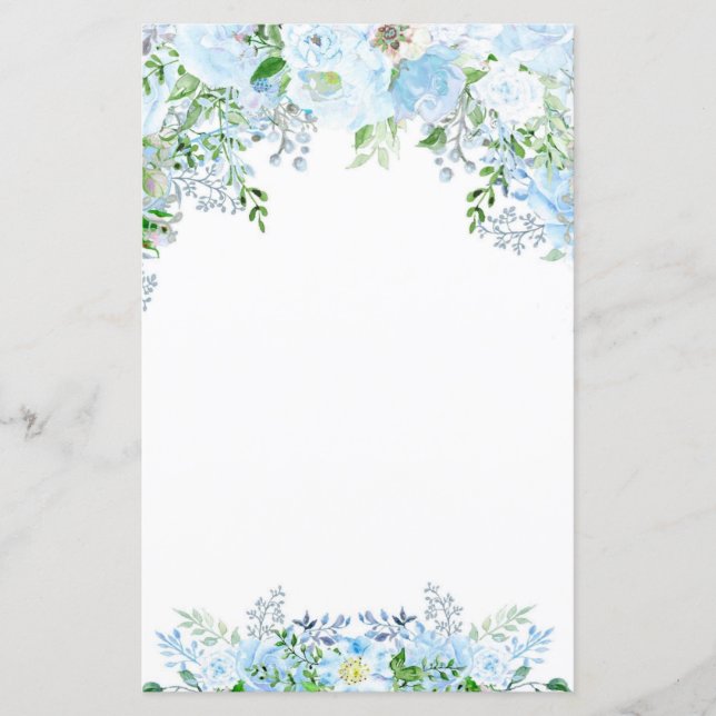 Belle fleur bleue  (Devant)