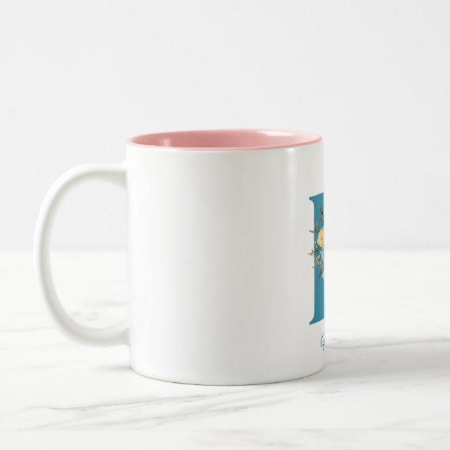 Belle fleur MUG alphabétique (Gauche)