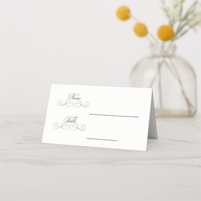 Belle floraison | Cartes de mariage pliées (Devant)