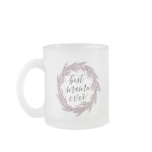 Belle florale Custom Meilleure maman Jamais Mug