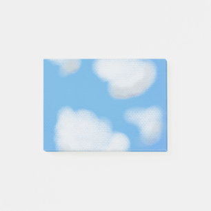 Belle Fluffy White Cloud Post-It Notes