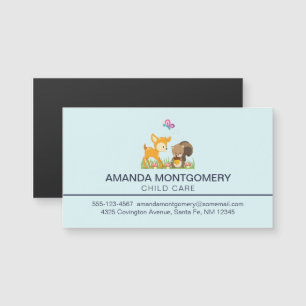 Belle forêt Animaux Caricature Whimsical