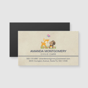 Belle forêt Animaux Caricature Whimsical