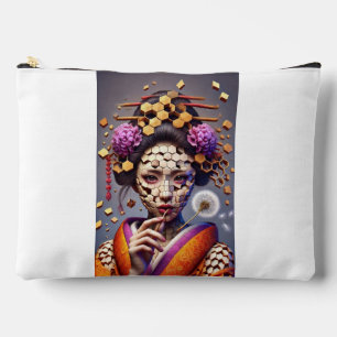 "Belle Fragmentée - Sac Cosmétique Face De Puzzle"