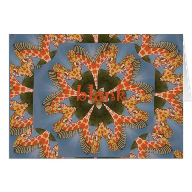 Belle Giraffe colorée extraordinaire africaine vie (Devant horizontal)