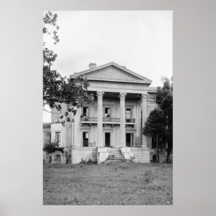 Belle Grove Plantation Louisiane Poster