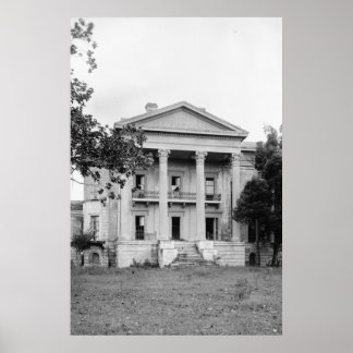 Belle Grove Plantation Louisiane Poster