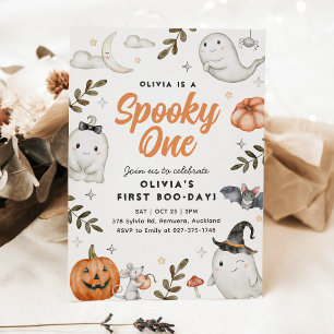 Belle Halloween Invitation Anniversaire