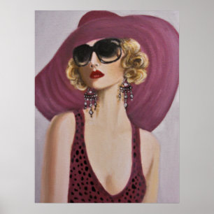 belle Hollywood Era Lady / Poster