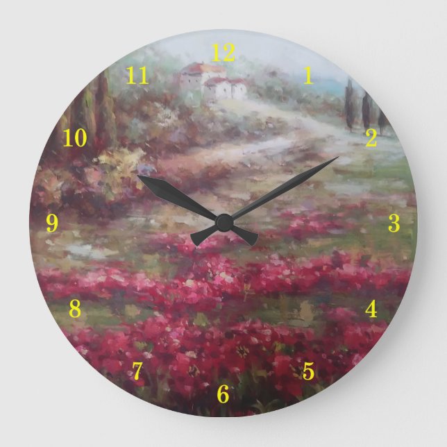 Belle horloge murale d'art (Recto)