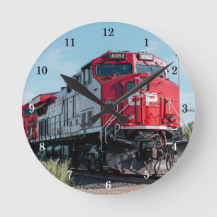 Belle horloge murale de train