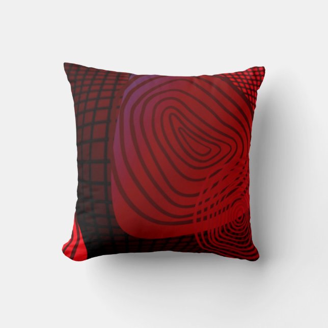 Belle housse de coussin d'art abstrait pour votre  (Recto)