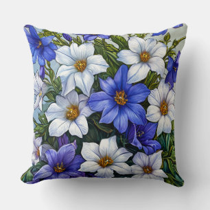 Belle housse de coussin florale en cadeau pour mam