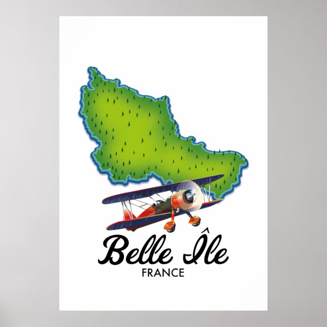 Belle Île poster de voyage (Devant)