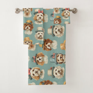 Belle illustration de Chiens en Casquette