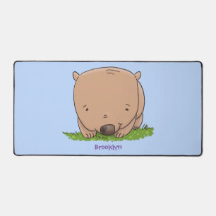 Belle illustration de dessin animé de bébé wombat