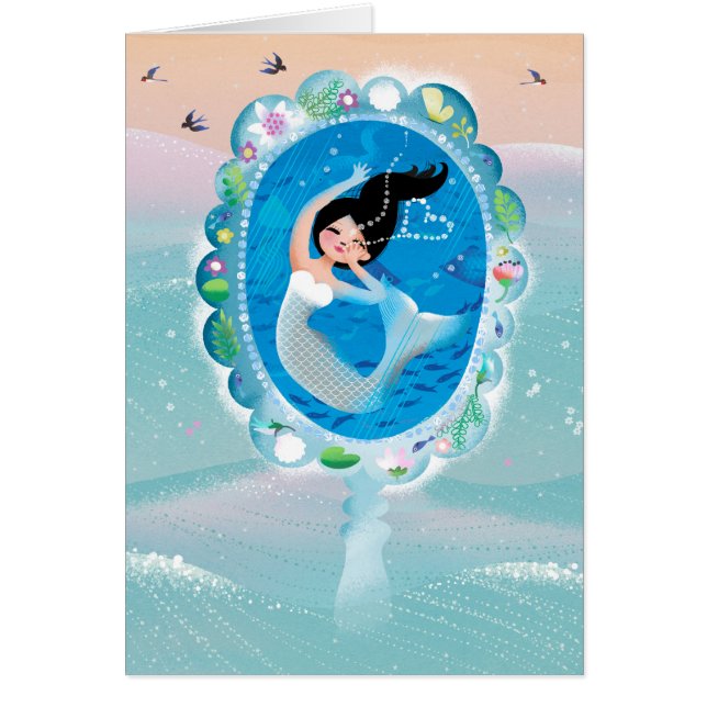 Belle illustration de la journée des sirènes sur l (Devant)