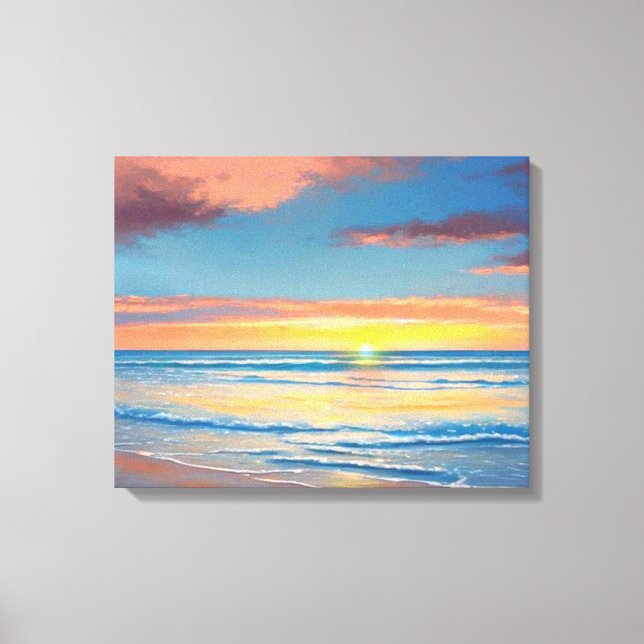 Belle impression sur toile de peinture de coucher  (Recto)