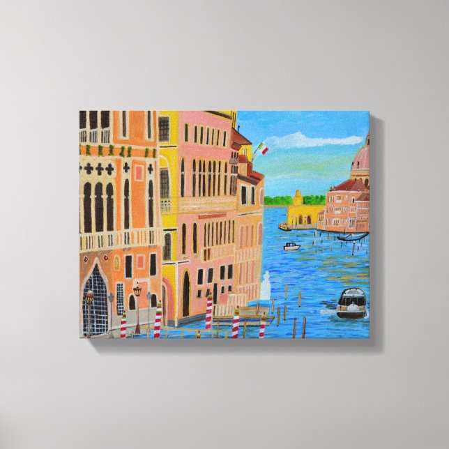 Belle impression sur toile de Venise (Recto)