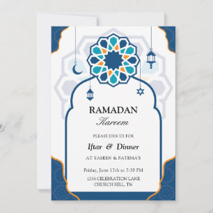 Belle invitation à l'iftar