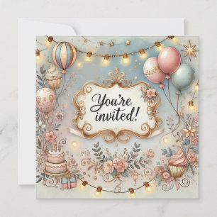 Belle Invitation Anniversaire