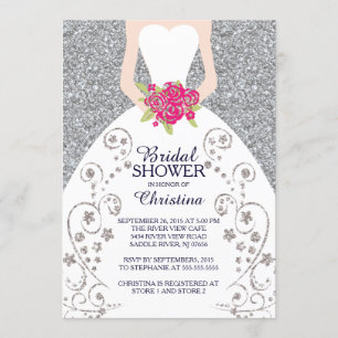 Belle invitation de Fête de la mariée de parties