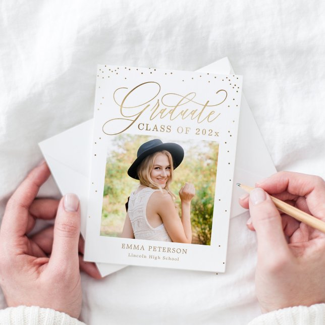 Belle invitation de graduation de couleur ÉDITABLE (Créateur téléchargé)