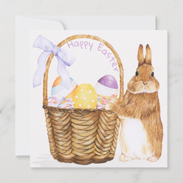 Belle invitation de Pâques (Devant)