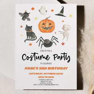 Belle Invitation du Costume Halloween