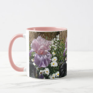 Belle Iris Fleur violet Fleur Photo Mug