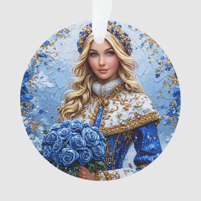 Belle jeune fille de neige (devant)
