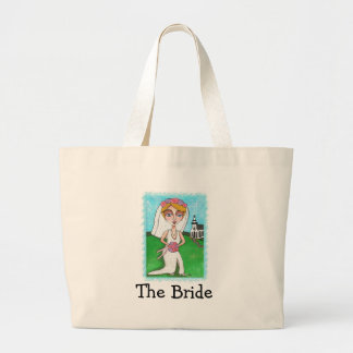 Belle jeune mariée - sac fourre-tout à jour du