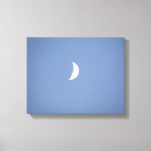 Belle Lune Croissante Cireuse en Toile de Jour