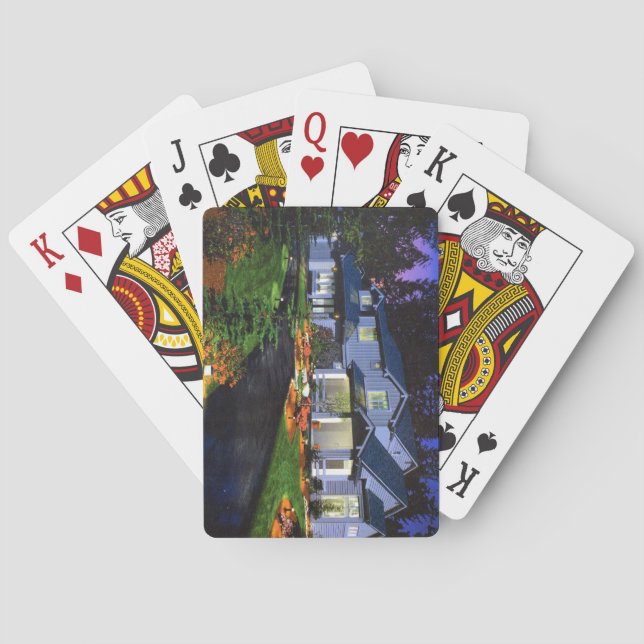 Belle Maison Deck de Cartes de Jeu (dos)