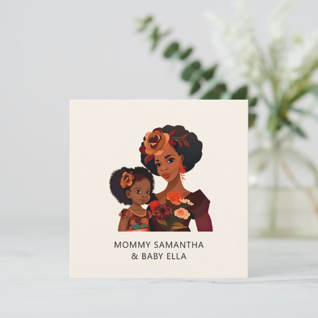 Belle maman et fille noire (20) (Debout devant)