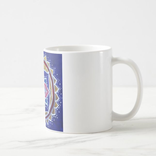 Belle Mandala Blanc 325 ml Mug Blanc Classique (Droite)