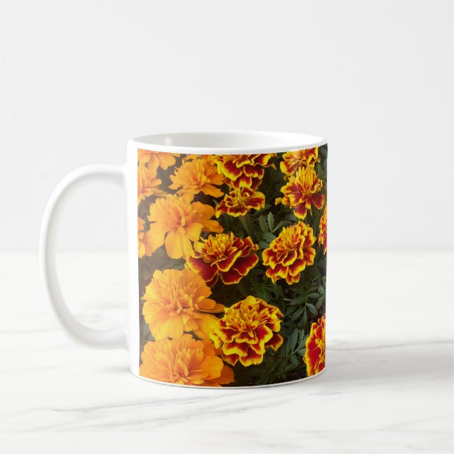 Belle Marigolds Coffee Mug (Gauche)
