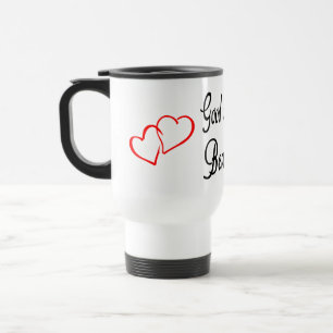 Belle Matin Rouge Coeur Aimer Mug